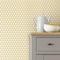 RoomMates 3D Petite Hexagons Peel & Stick Wallpaper